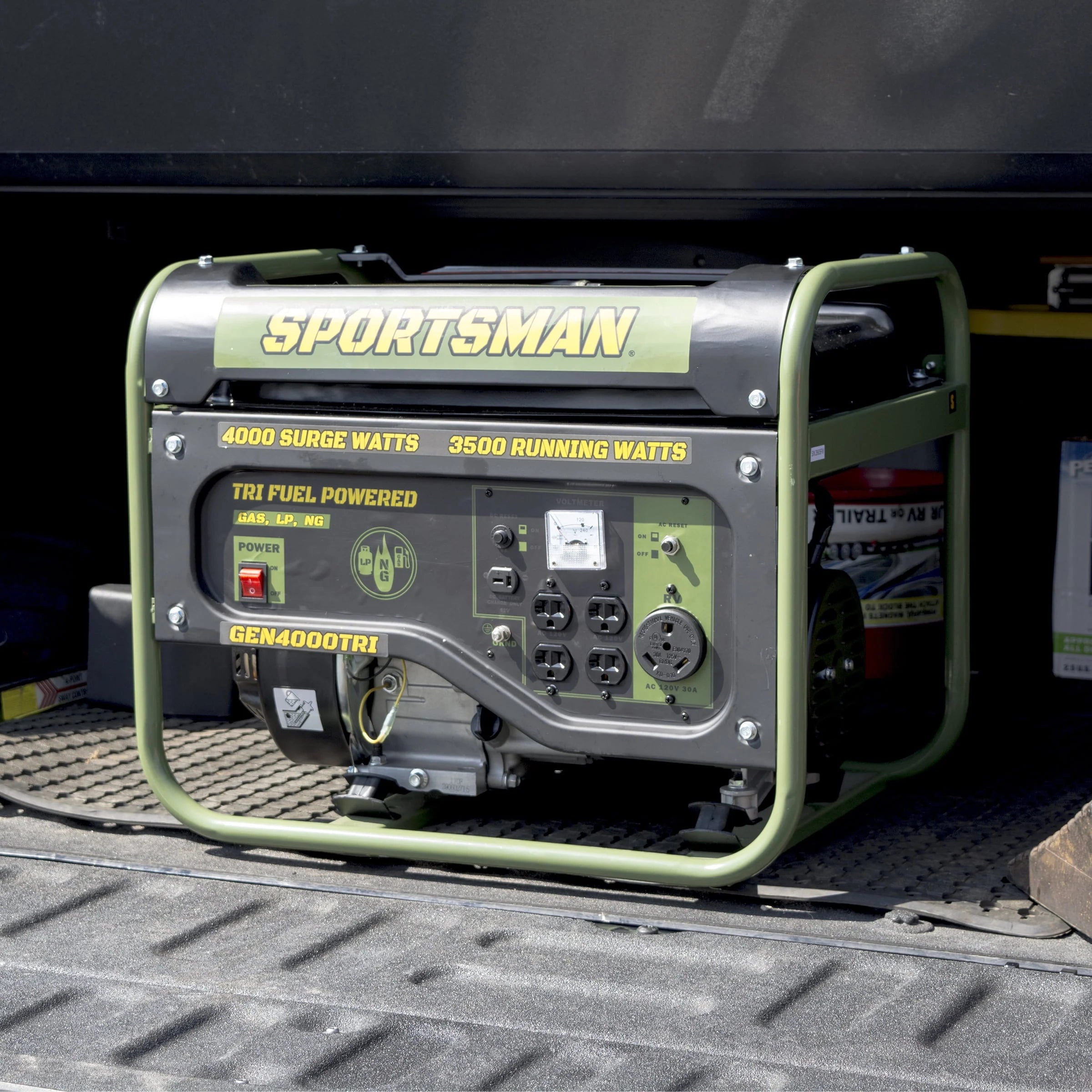 Sportsman 4000 Surge Watts Portable Tri Fuel Generator Y5779