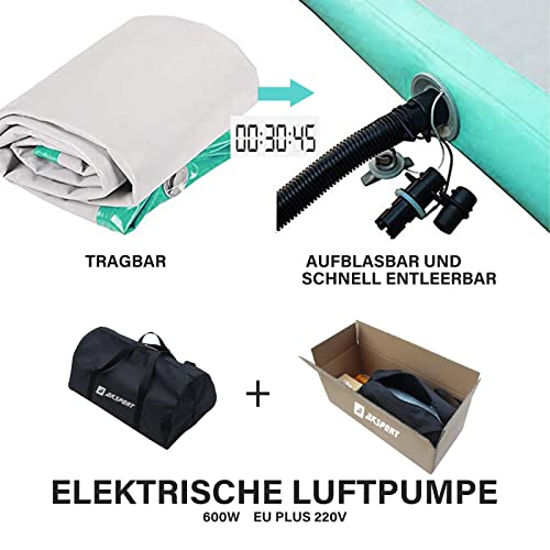 AKSPORT Gymnastics Air Mat Tumble Track with Air Pump A7907