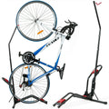 Bike Floor Stand Bike Rack Stand for Vertical/Horizontal Indoor Bike Storage - Megean