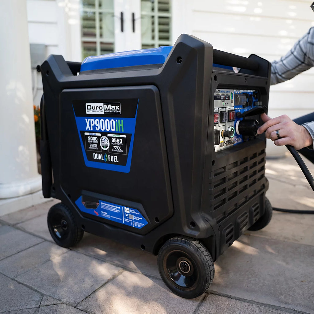 DuroMax XP9000iH 9,000 Watt Portable Dual Fuel Inverter Generator G4349