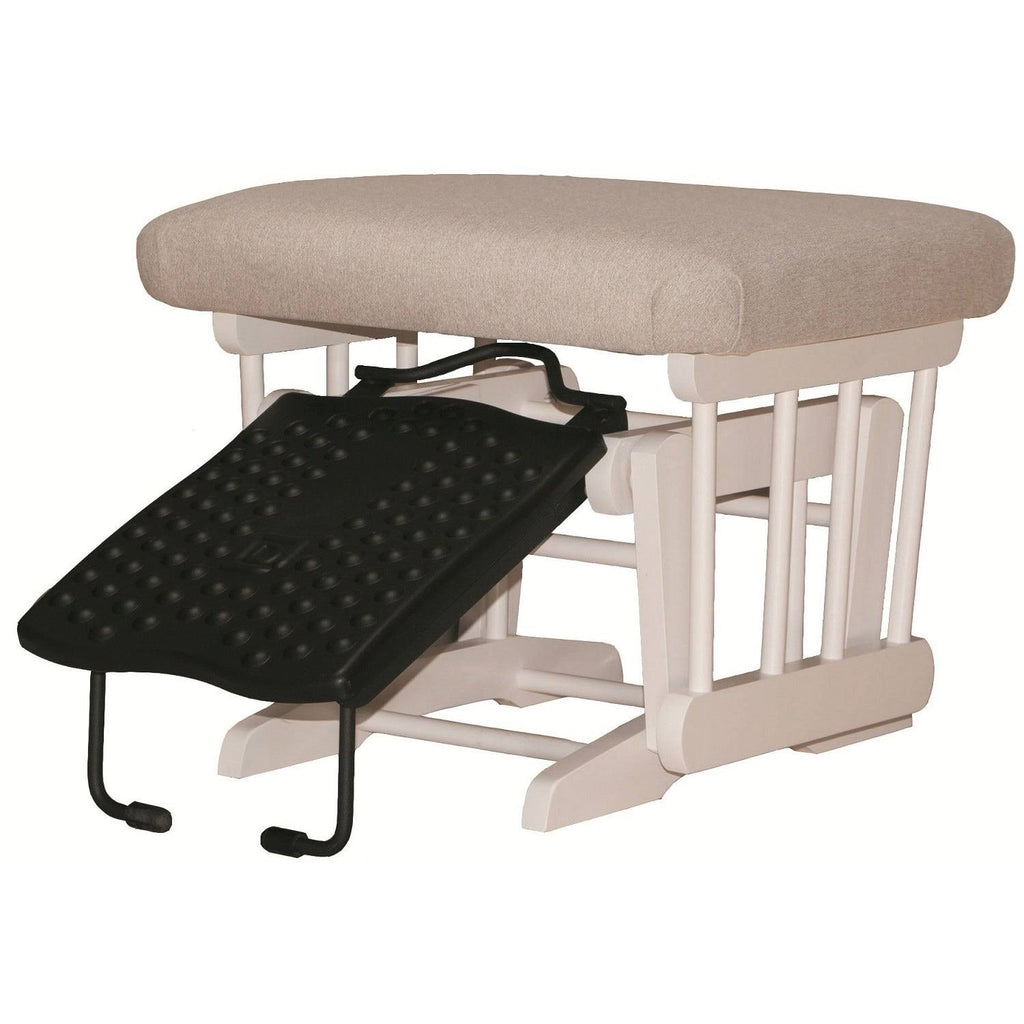 Dutailier Sleigh Glider & Nursing Ottoman Combo, Light Grey O851326