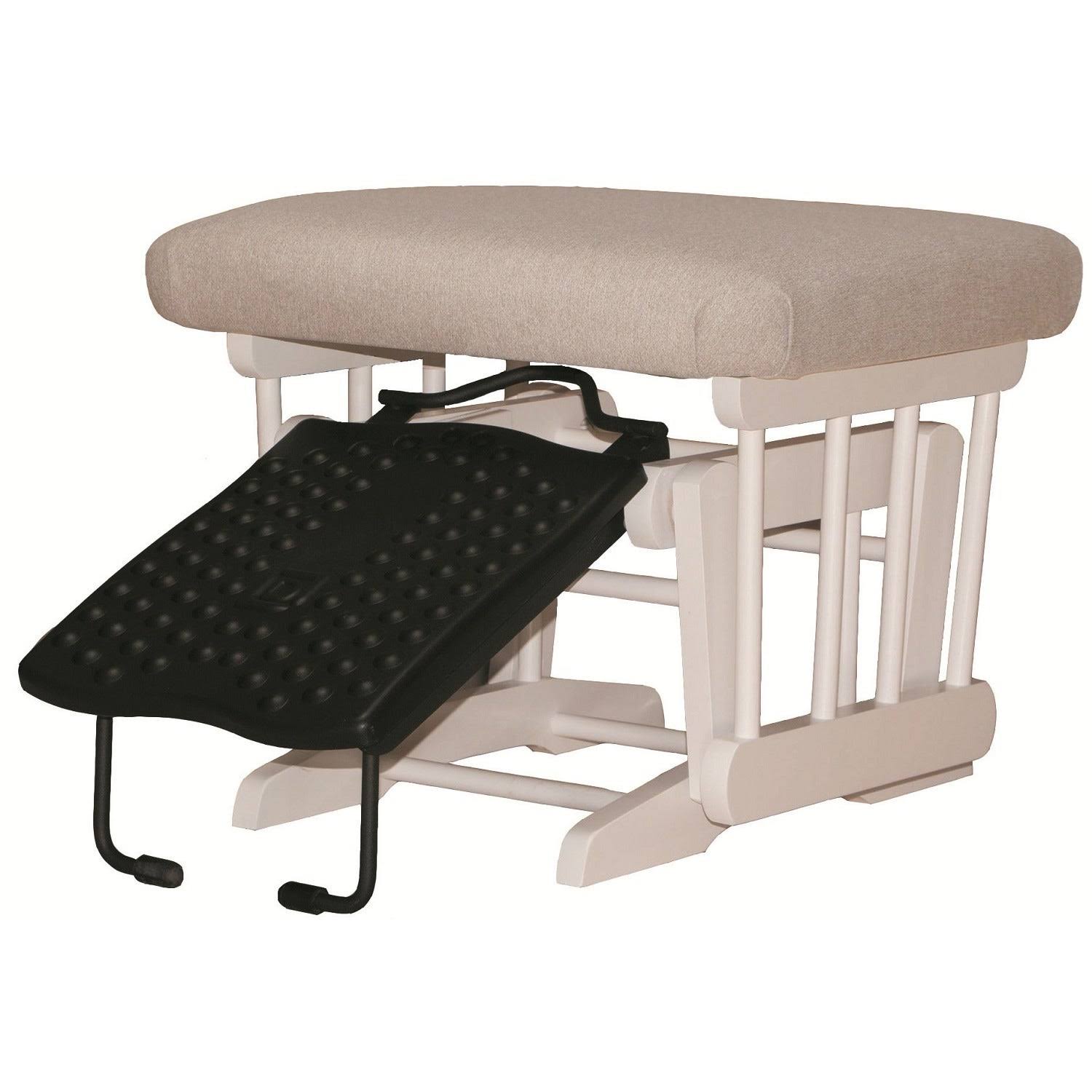 Dutailier Sleigh Glider & Nursing Ottoman Combo, Light Grey O851326