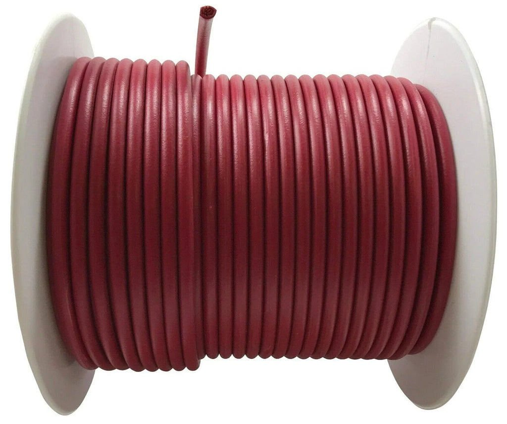 Red & Black 14 Gauge AWG Primary Electrical Wire 100 FT - Automotive Stranded Copper L454209