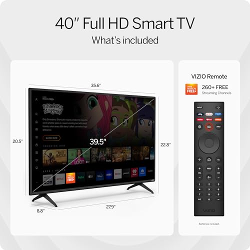 VIZIO 24-inch D-Series Full HD 1080p Smart TV with AirPlay & Chromecast, 2022 Model A794
