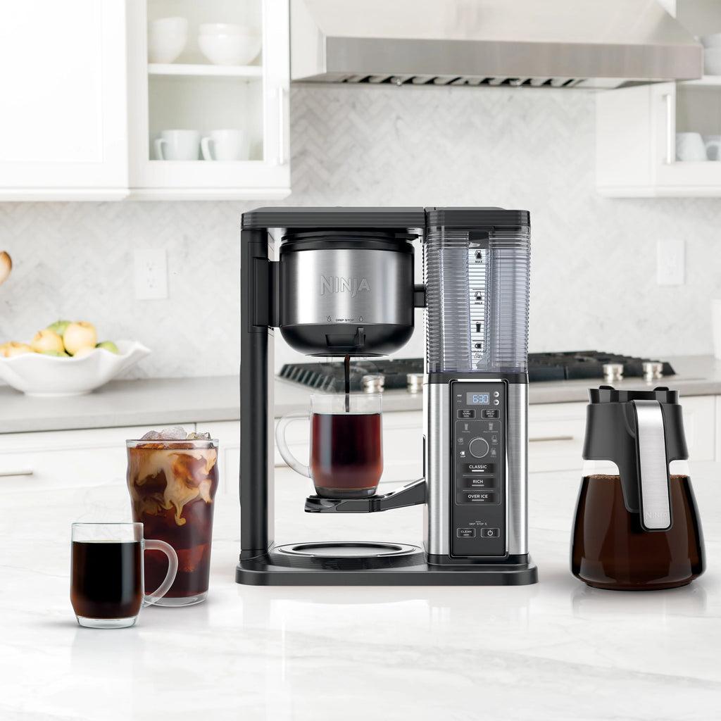 Ninja CM300 Hot & Iced Coffee Maker, Single Serve, Stainless Steel N652790