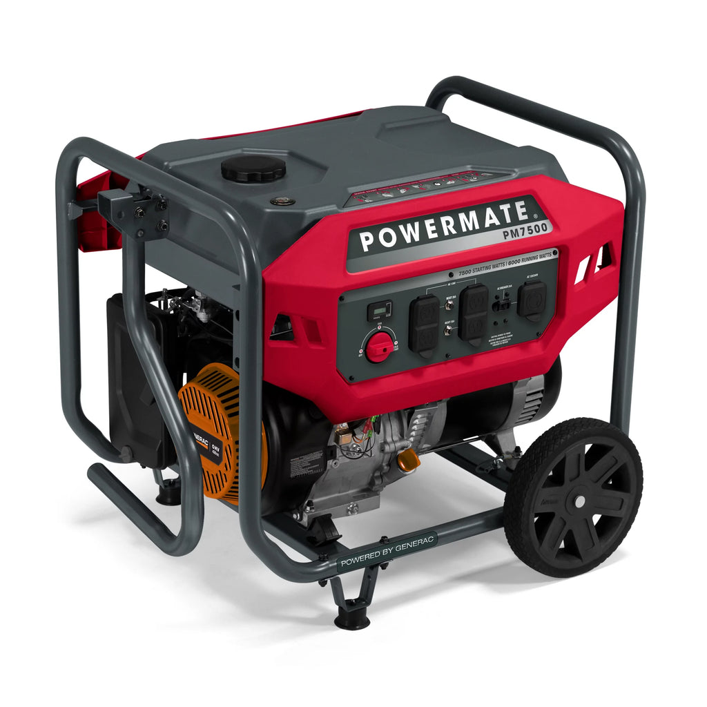 Powermate PM7500 7500 Watt Gas Powered Portable Generator T77951