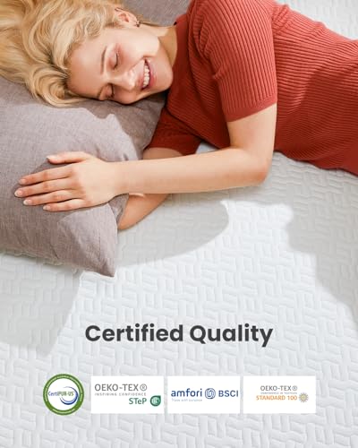 Dreamsmith Twin XL Mattress Topper 3 Inch Cooling Gel Memory Foam with Removable Washable Cover S93820
