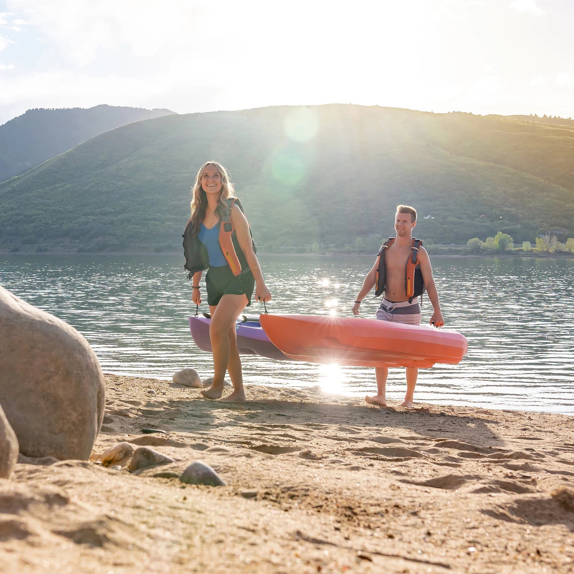 Lifetime Daylite 8 ft Sit-on-Top Kayak, Red H51700