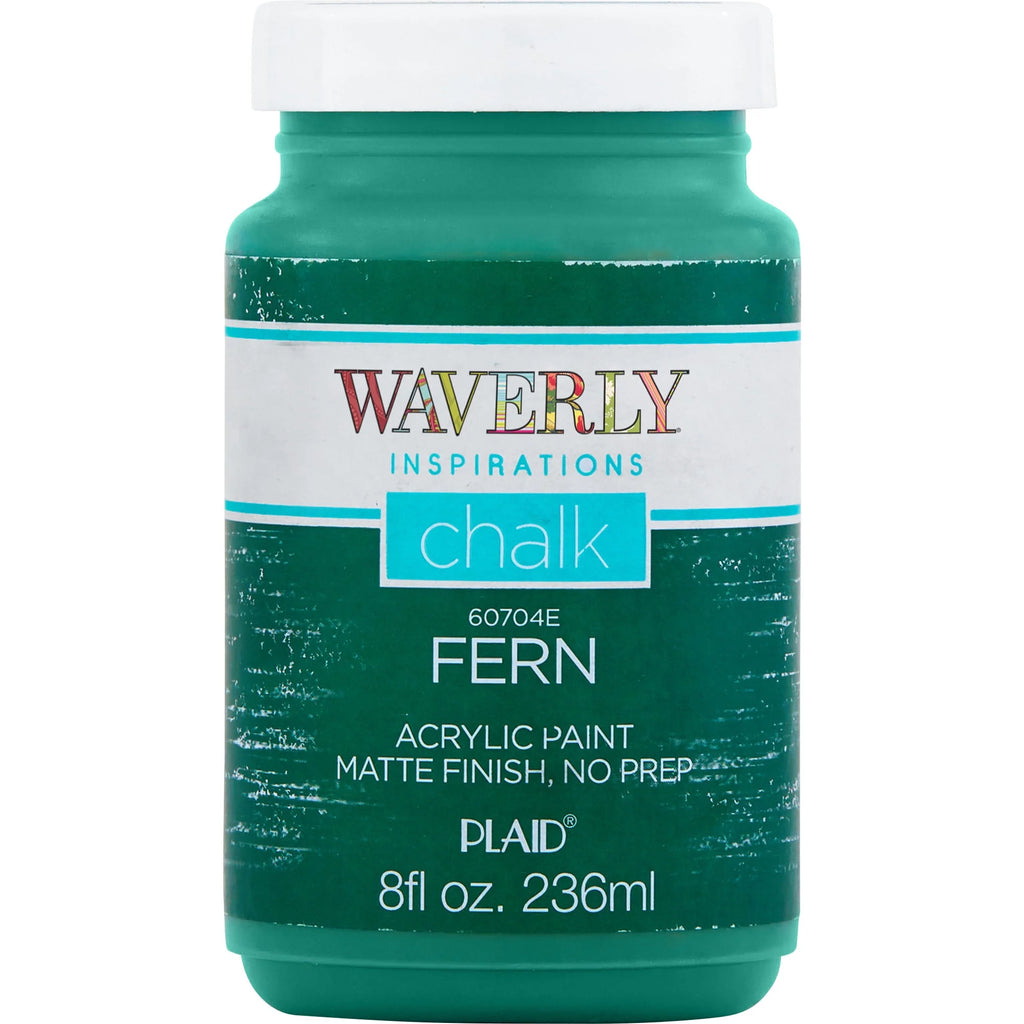 Waverly Inspirations Chalk Paint, Ultra Matte, White, 8 fl oz N9170