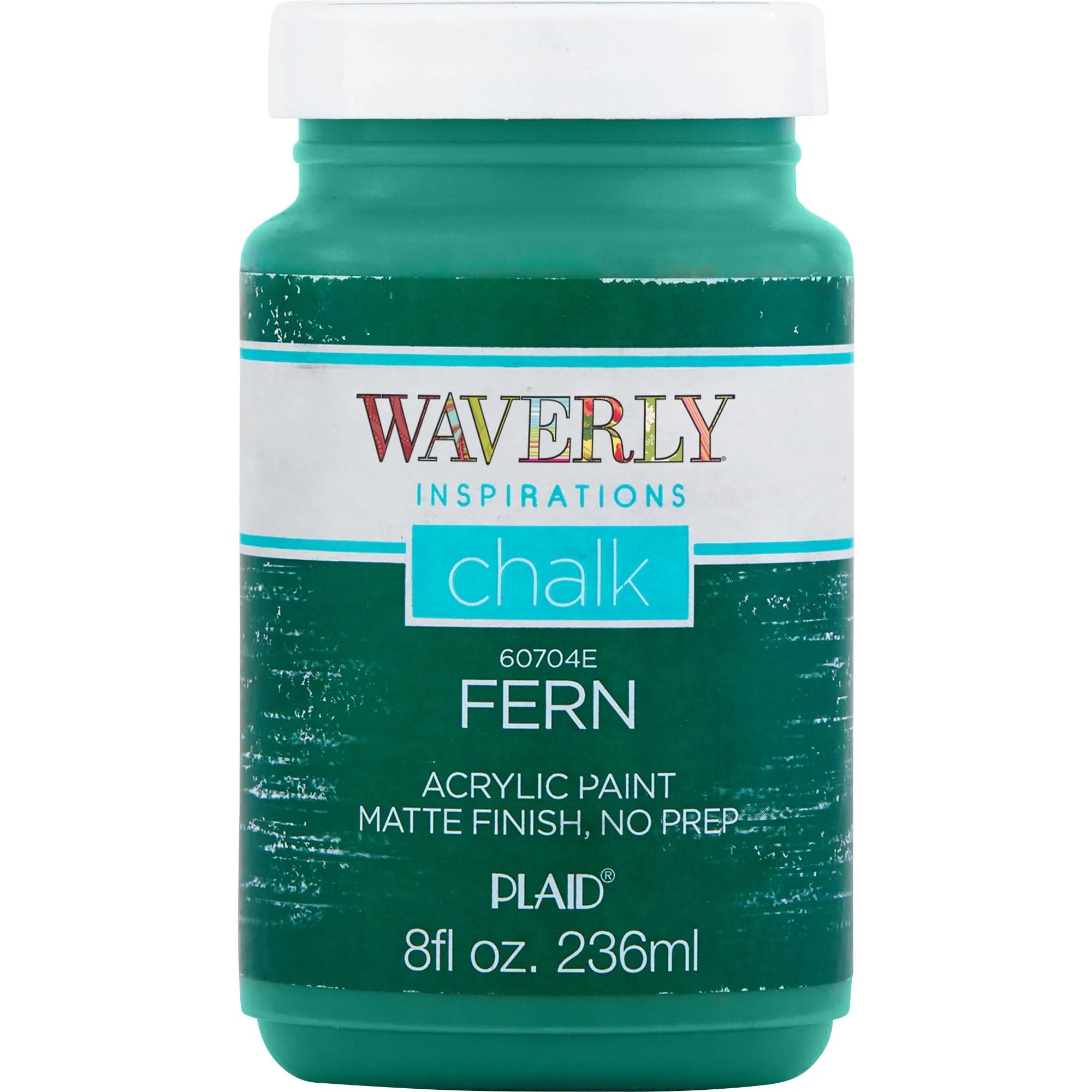 Waverly Inspirations Chalk Paint, Ultra Matte, White, 8 fl oz N9170