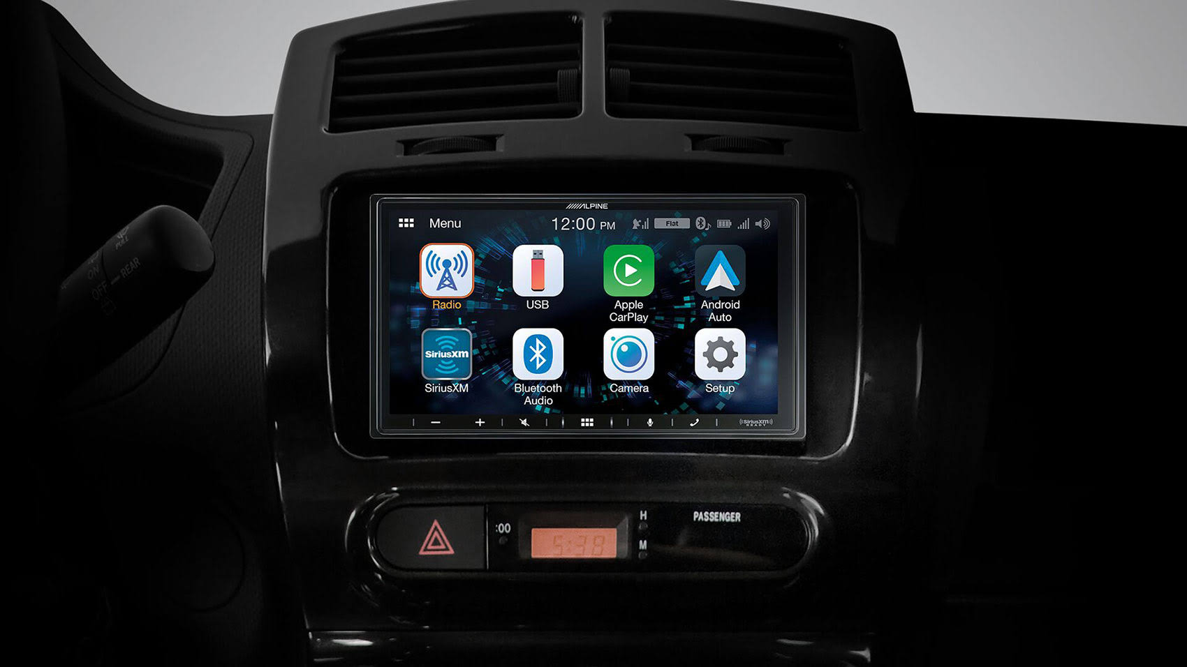 Alpine iLX-W650 CarPlay Receiver with KTA-450 Power Pack Z790298
