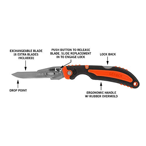 Gerber Gear Vital Pack Compact Saw with Stainless Steel Blade and Sheath A178