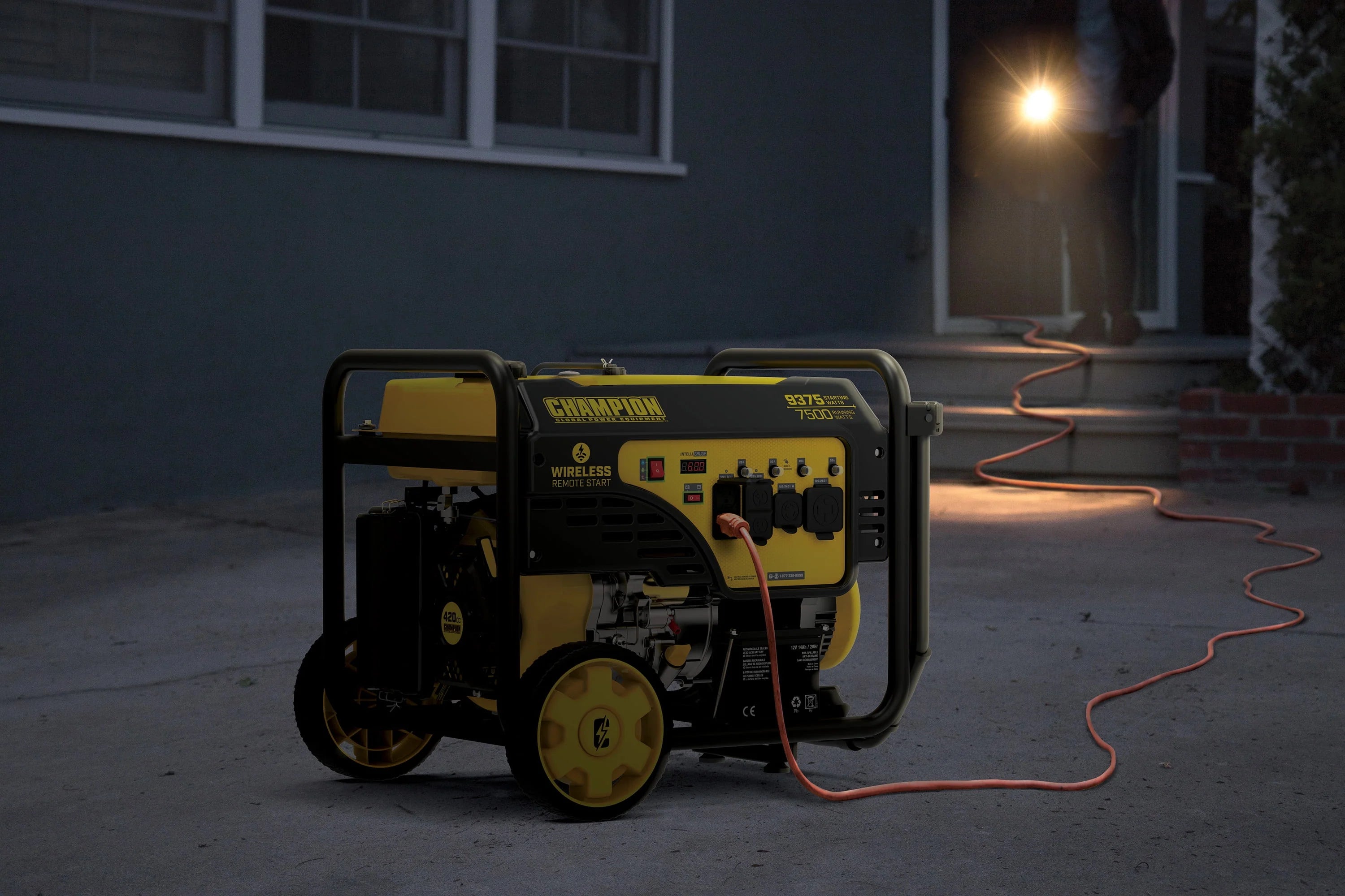Champion Power Equipment 9375/7500W Portable Generator with Remote Start I155