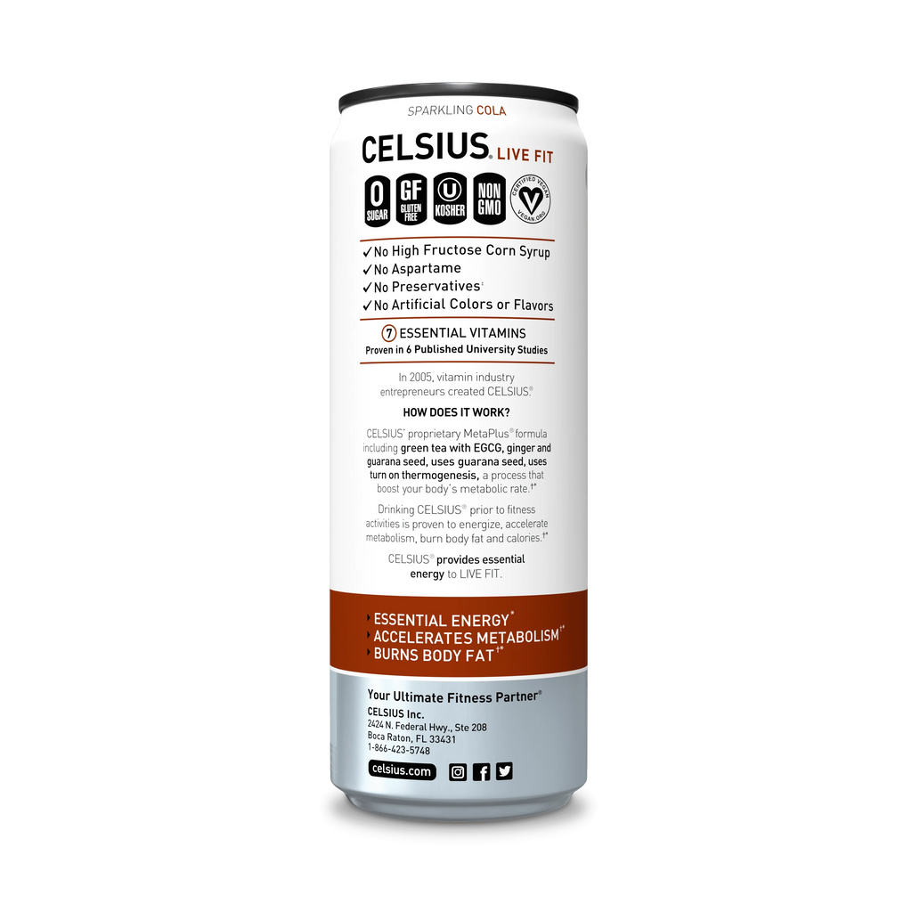 CELSIUS Sparkling Space Variety Pack, Functional Energy Drink, 12 fl oz, 12-Pack T823