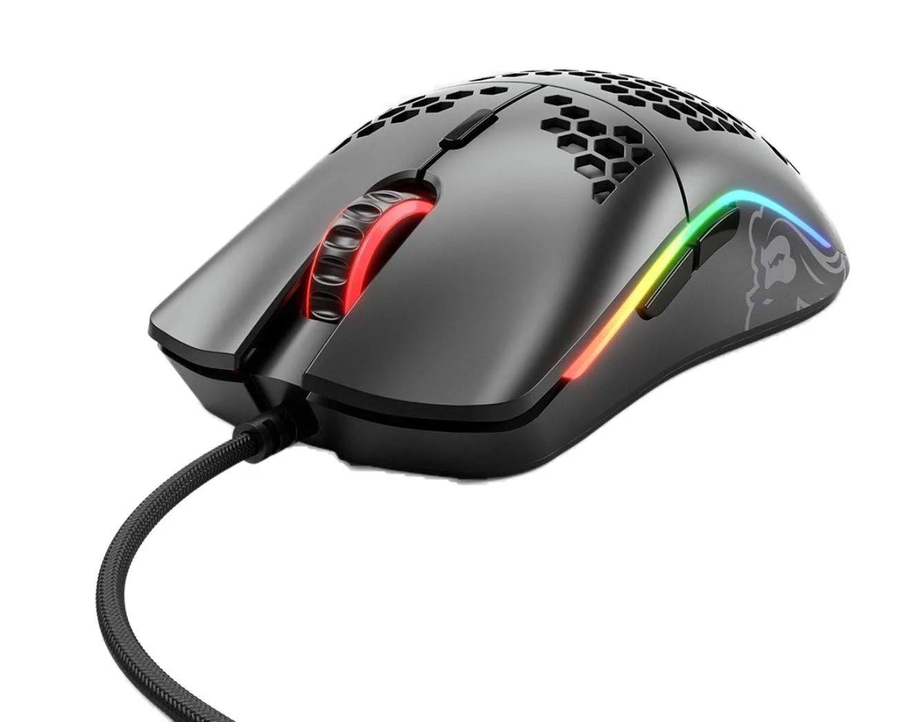 Glorious Model O - Worlds Lightest RGB Gaming Mouse Matte Black Edition 67 Grams - Megean