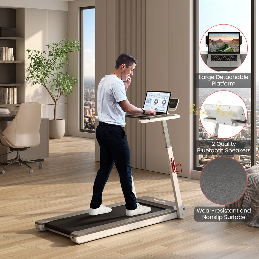 Superfit 3HP Folding Treadmill with APP Control, Black Z7624