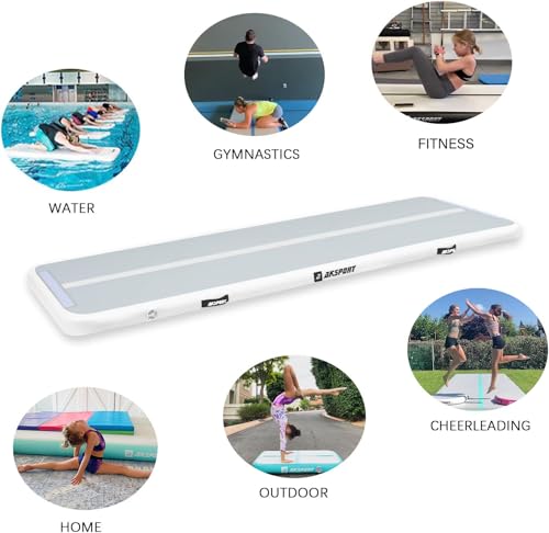 AKSPORT Gymnastics Air Mat Tumble Track with Air Pump A7907