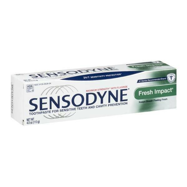 Sensodyne 08356 Fresh Impact Toothpaste (Pack of 12) - Megean