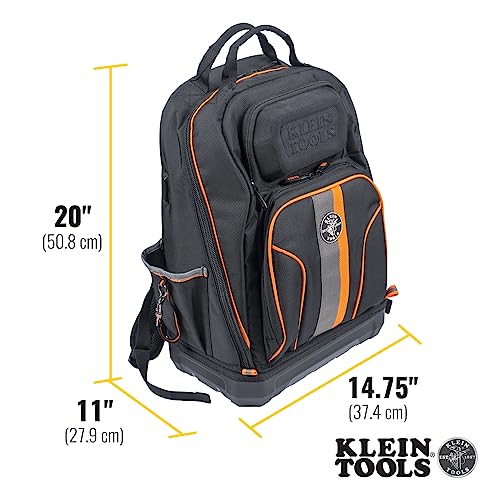 Klein Tools 55421BP-14 Tool Backpack, Heavy Duty, 39 Pockets S772