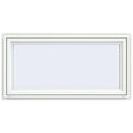 JELD-WEN CS3425 47.5 in. x 23.5 in. V-4500 Series White Vinyl Awning Window with Fiberglass Mesh Screen