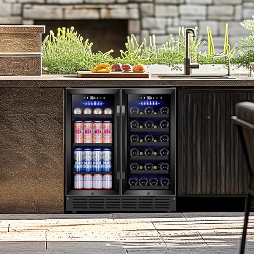 Electric Humidor Cabinet 35L with Digital LED Screen and Humidity Control C6096