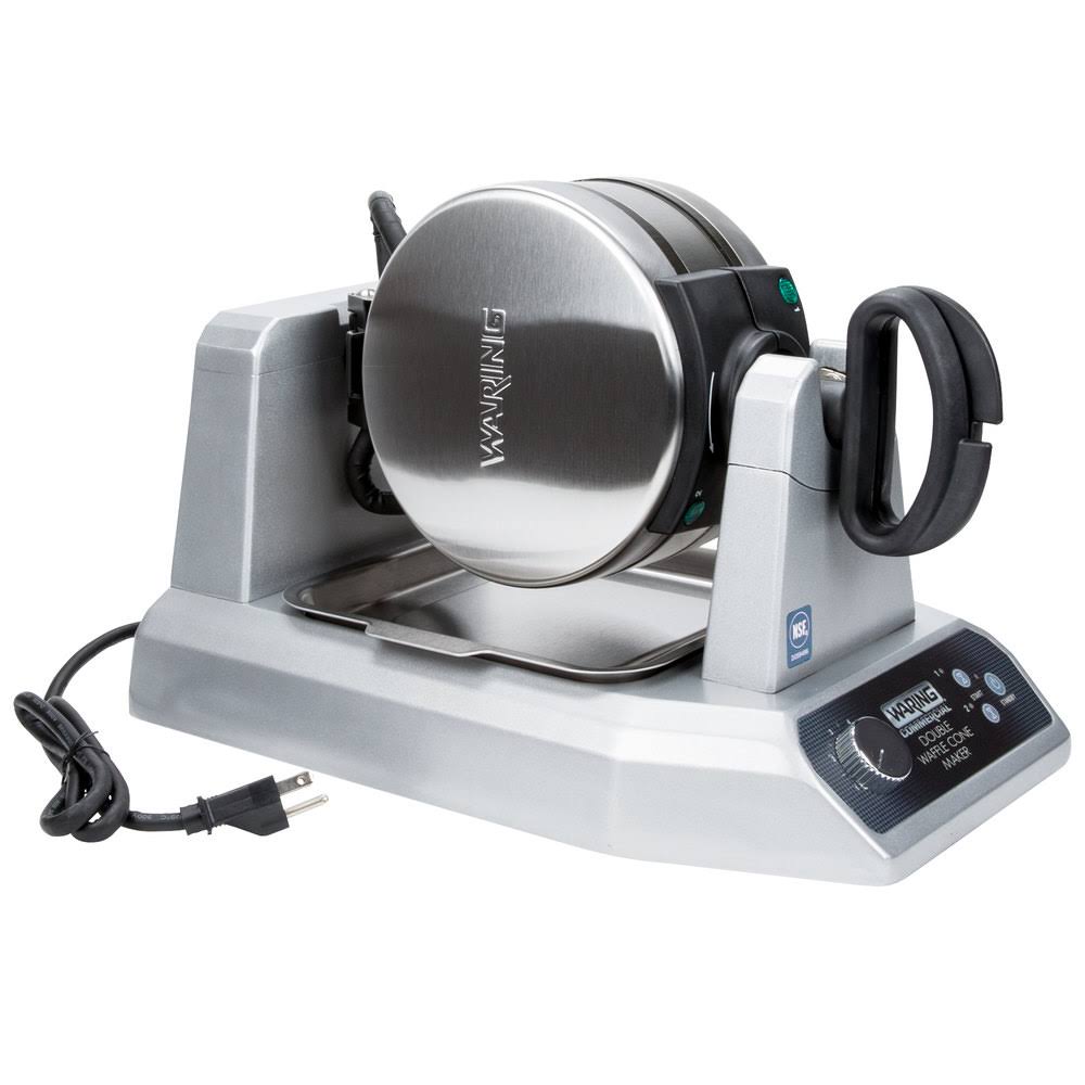 Waring WWCM200 Double Waffle Cone Maker - 120V P798243
