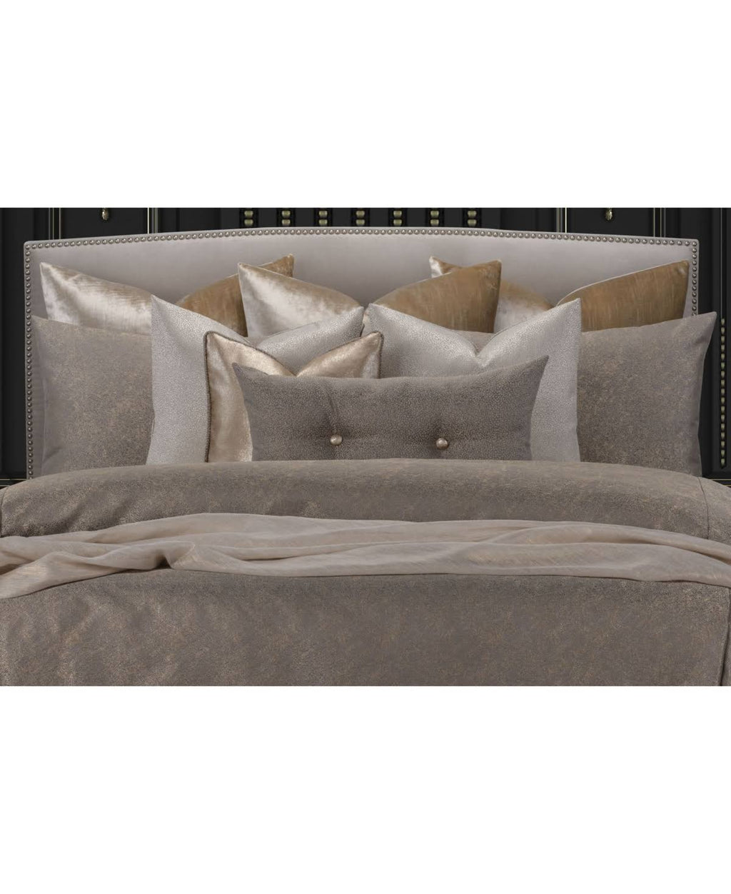 F Scott Fitzgerald Jazz Club Bronze Luxury Bedding Set I926