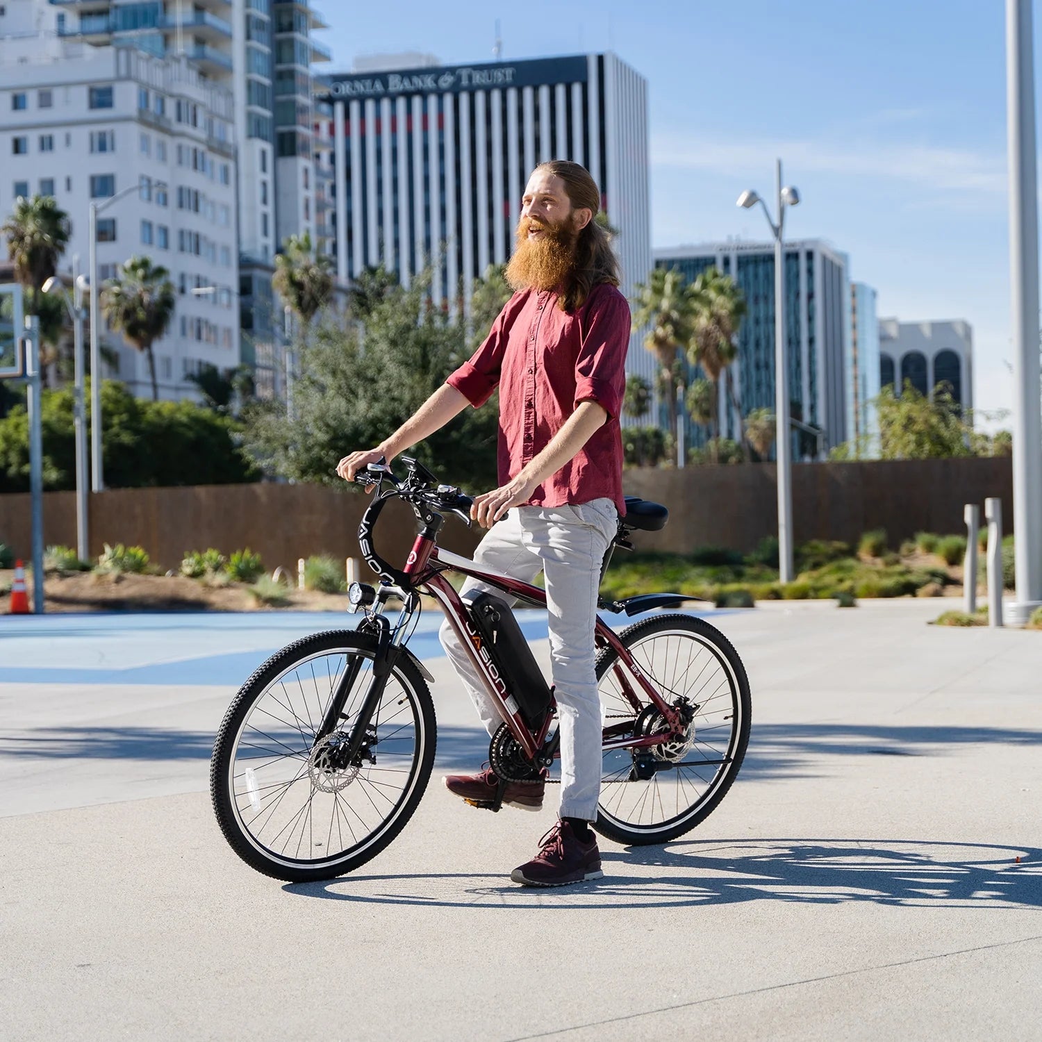 Jasion EBX 26 Electric Bike for Adults, 500W Motor, Removable Battery E693735