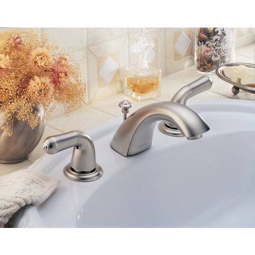Delta 3530LF-SSMPU Classic Stainless Two Handle Widespread Faucet N4912