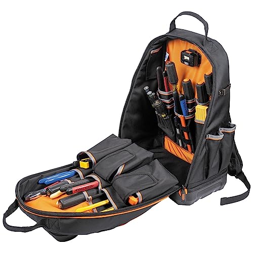 Klein Tools 55421BP-14 Tool Backpack, Heavy Duty, 39 Pockets S772