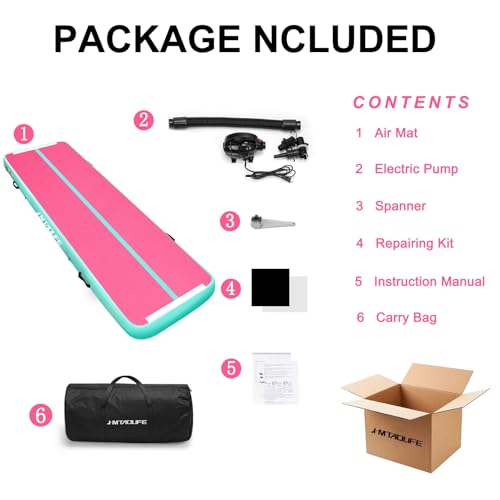 Inflatable Air Gymnastics Mat Tumble Track with Air Pump V20572