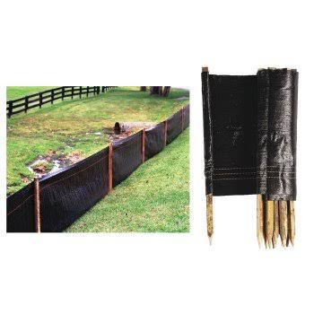 Tenax Black Silt Fence ~ 2 ft x 100 ft. - Megean