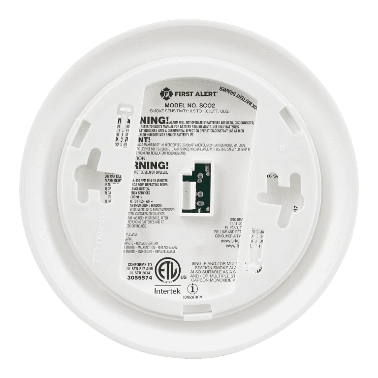 First Alert BRK SCO2B Smoke and CO Detector with 9V Battery P41705
