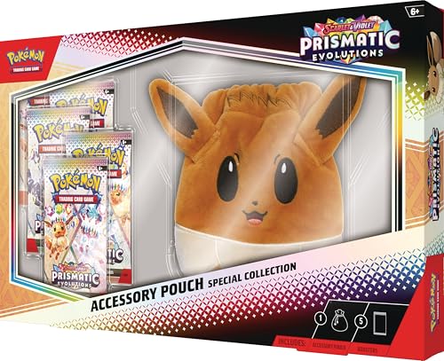 Pokemon TCG Scarlet & Violet Prismatic Evolutions Accessory Pouch Special Collection O5857