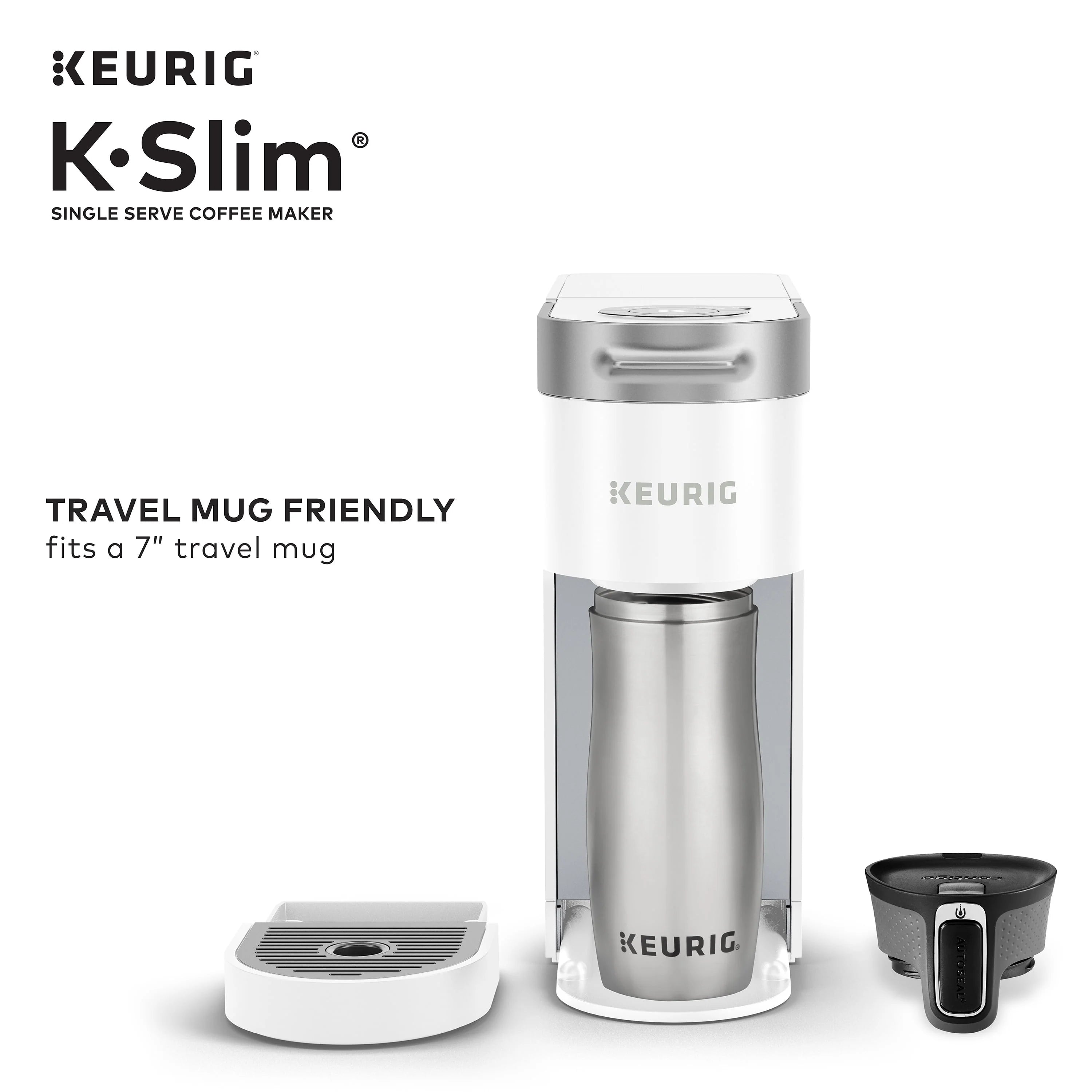 Keurig K-Slim Black Single-Serve K-Cup Pod Coffee Maker J75820
