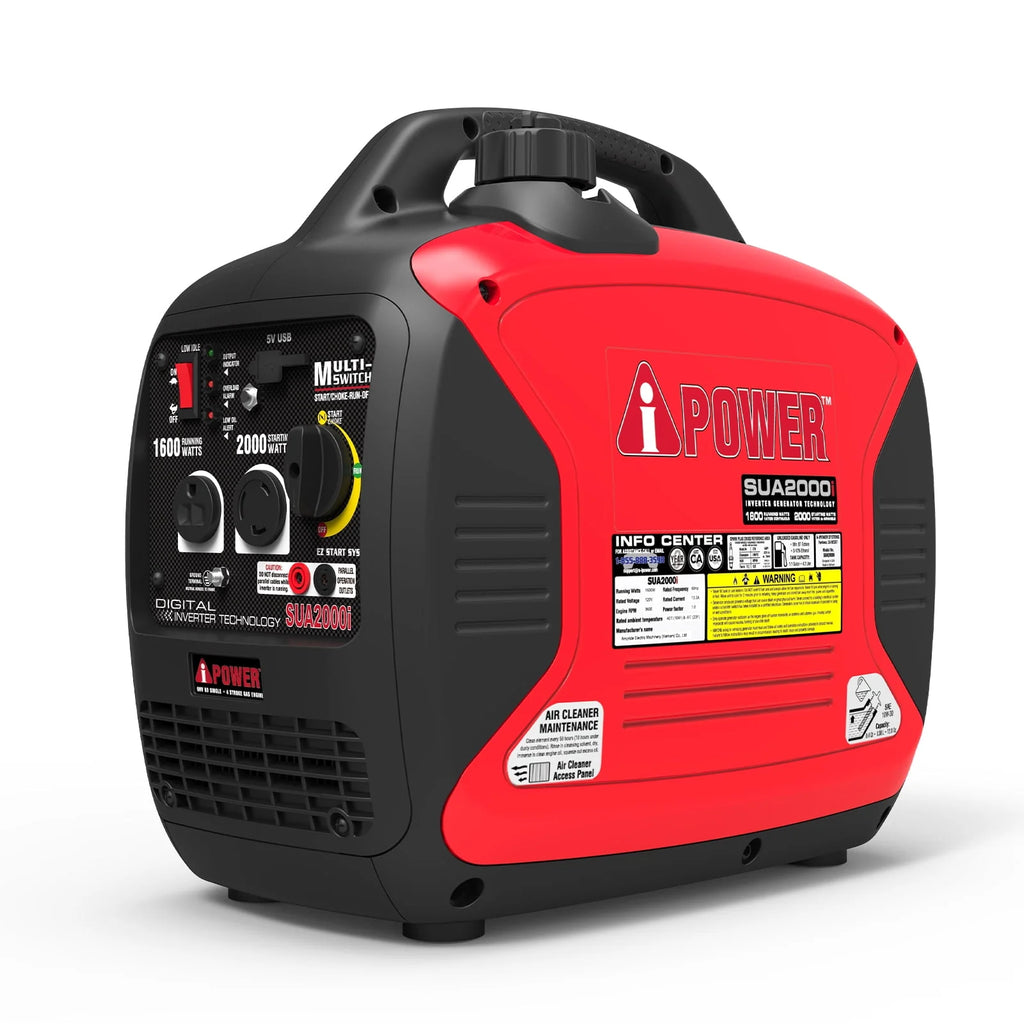 A-iPower Portable Inverter Generator 2000W Ultra-Quiet RV Ready Q13037