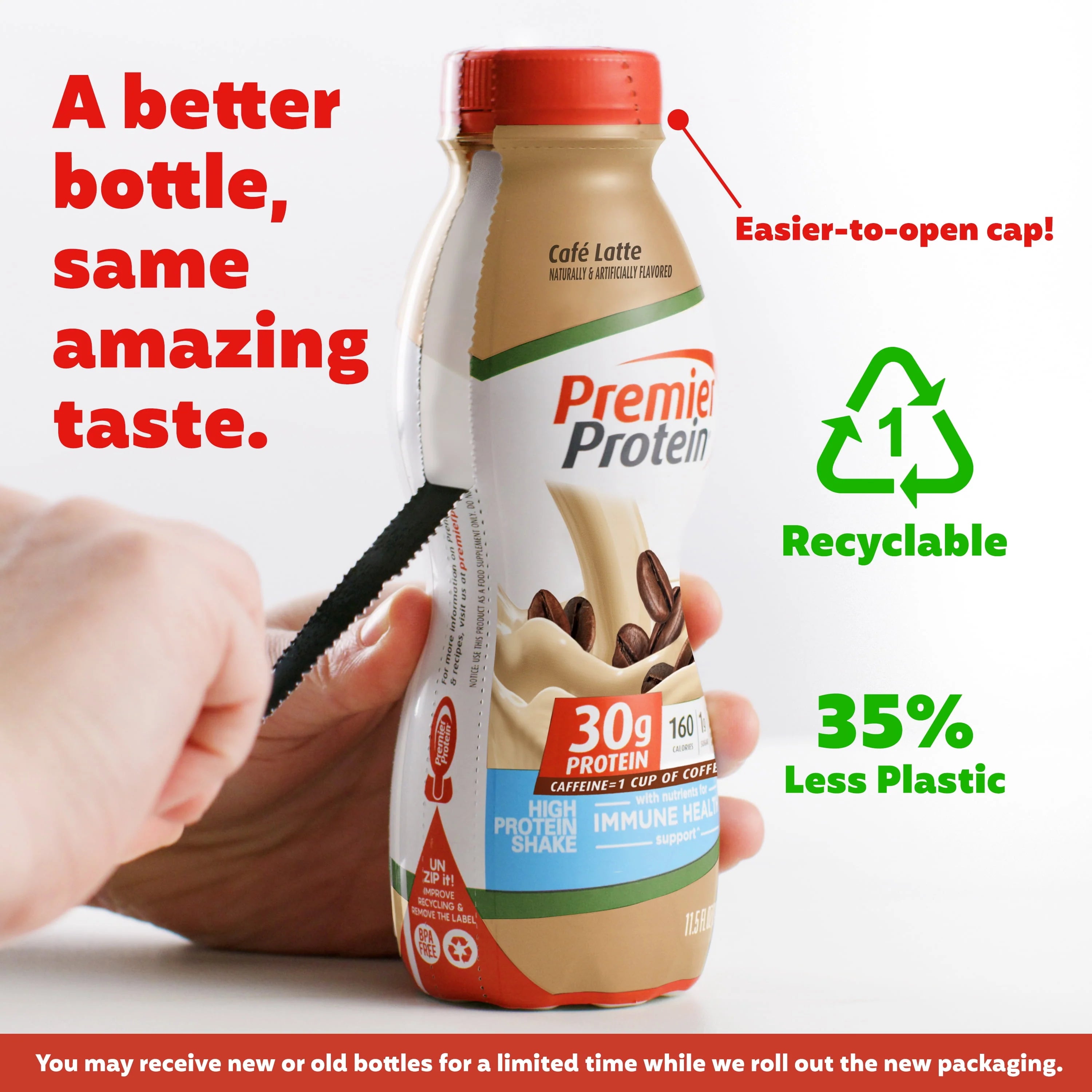 Premier Protein Shake, Cafe Latte, 30g Protein, 12 Ct G840787