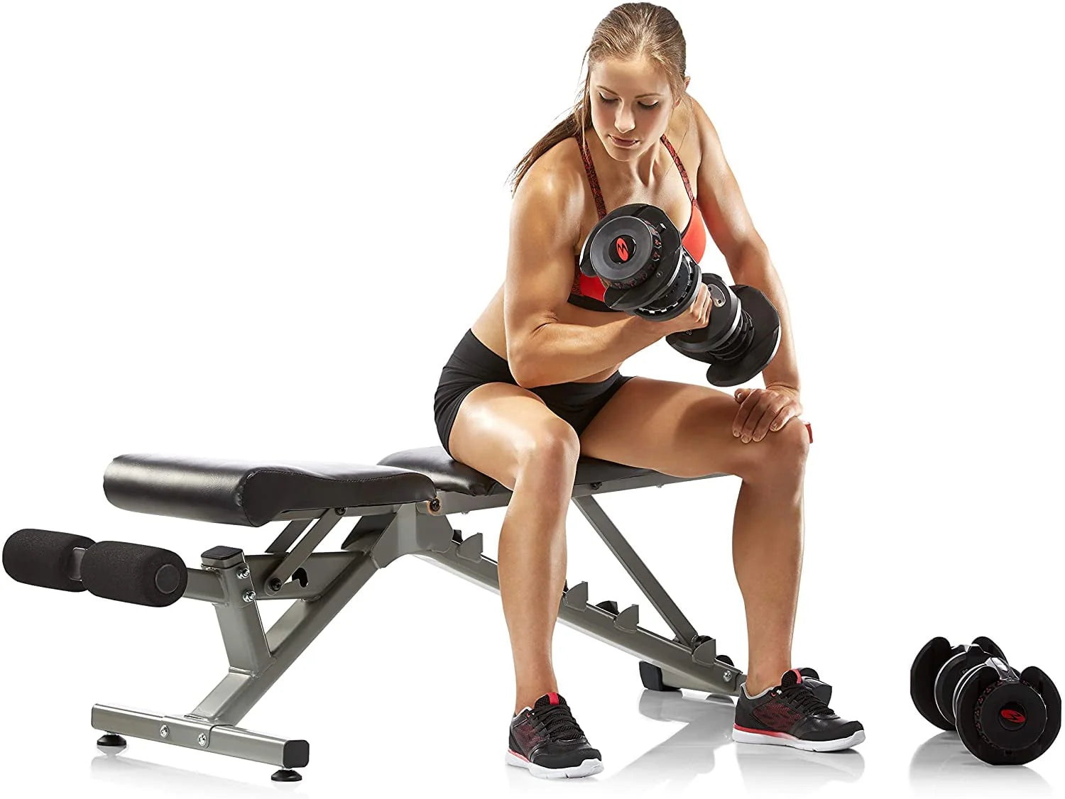 Bowflex SelectTech 1090 Adjustable Dumbbells, Pair M325004