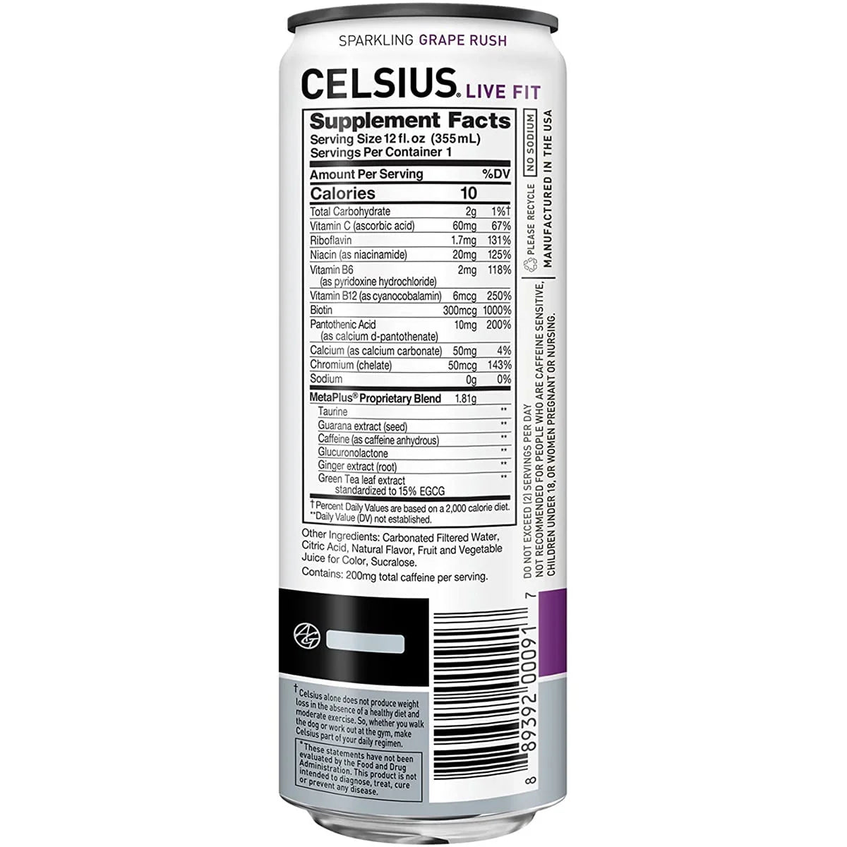 CELSIUS Sparkling Space Variety Pack, Functional Energy Drink, 12 fl oz, 12-Pack T823