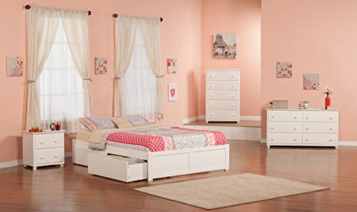 AFI Concord Platform Bed with Storage Drawers J78151
