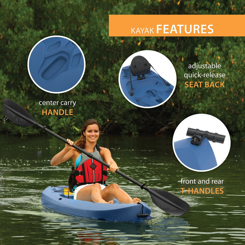 Lifetime Daylite 8 ft Sit-on-Top Kayak, Red H51700