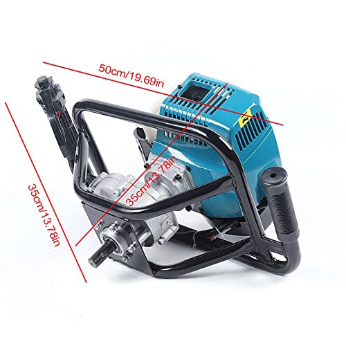 DYRABREST 52cc Gas Powered Earth Auger Post Hole Digger with 4/6/8 inch Bits K1897