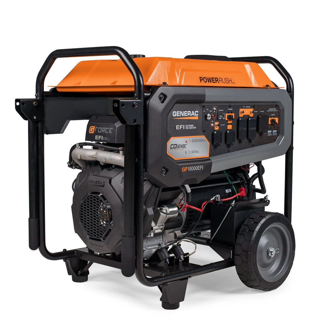 Generac GP18000E 18000 Watt Electric Start Portable Generator with COSense V906