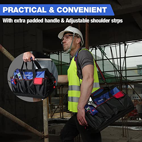 WORKPRO 18 Inch Tool Bag with Waterproof Molded Base Z683768