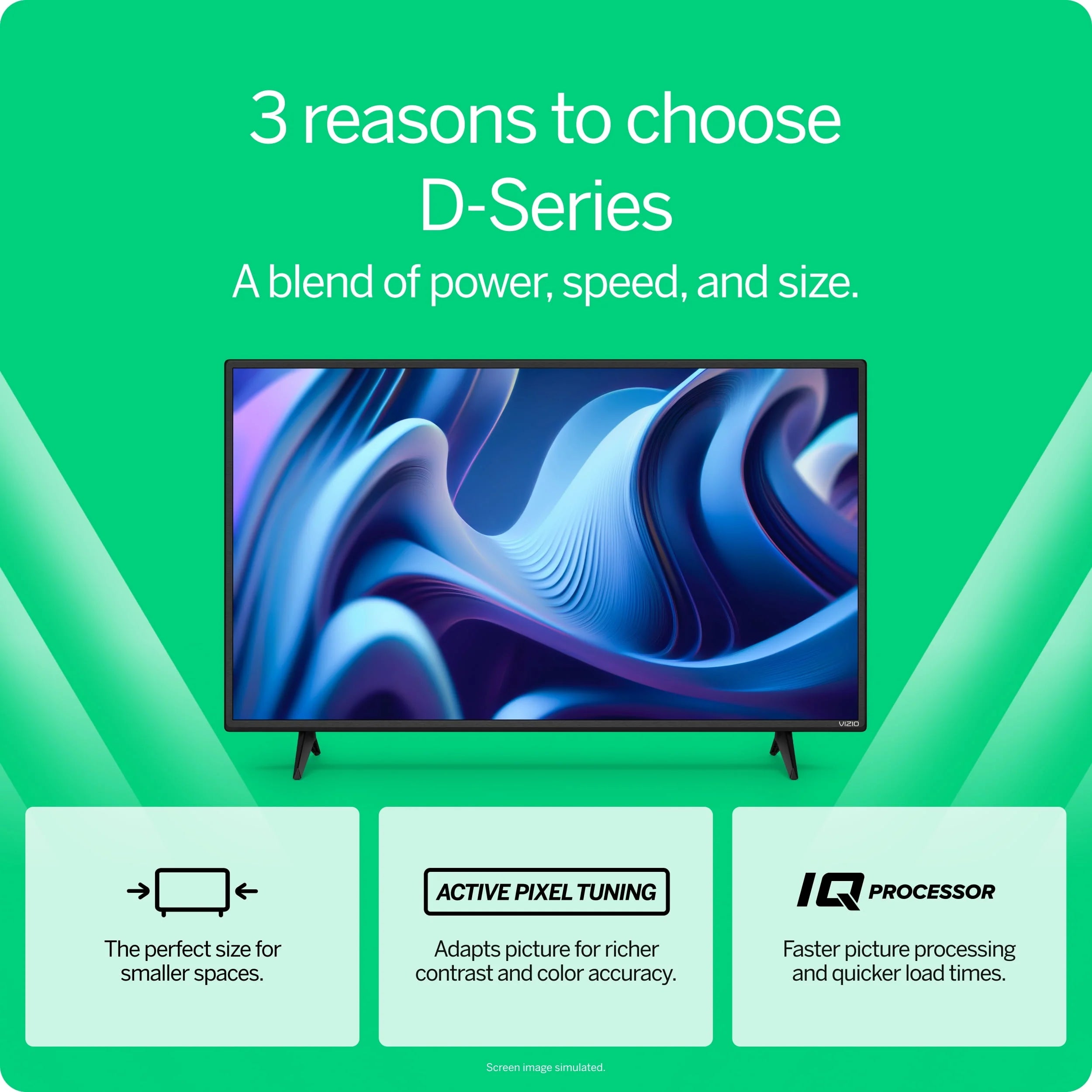 VIZIO 32 Class D-Series HD Smart TV D32h-J09 H7781