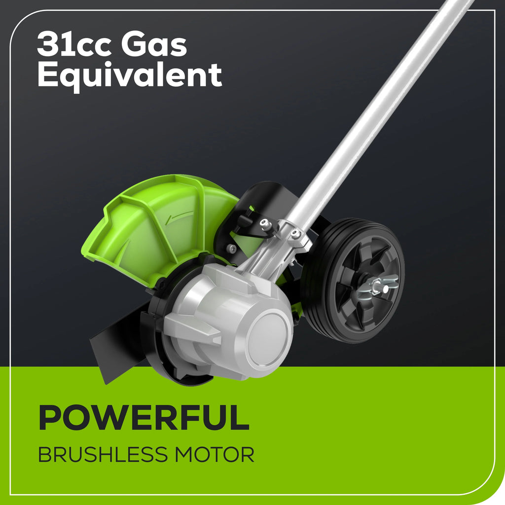 Greenworks 60V 8" Edger with 2.5 Ah Battery & Charger K960250