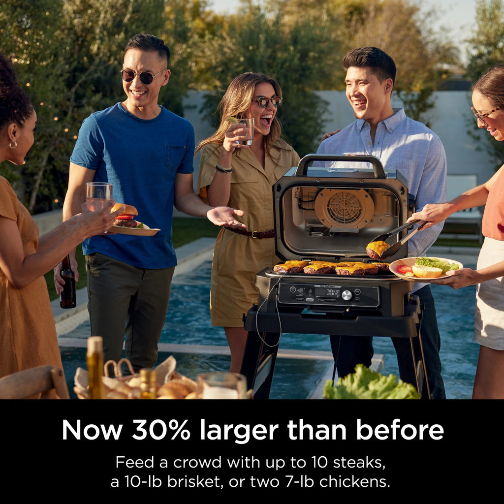 Ninja Woodfire ProConnect XL Outdoor 7-in-1 Grill & Smoker, App Enabled, OG900 A5992