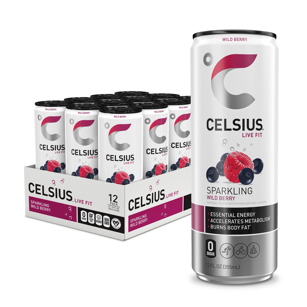 CELSIUS Sparkling Space Variety Pack, Functional Energy Drink, 12 fl oz, 12-Pack T823