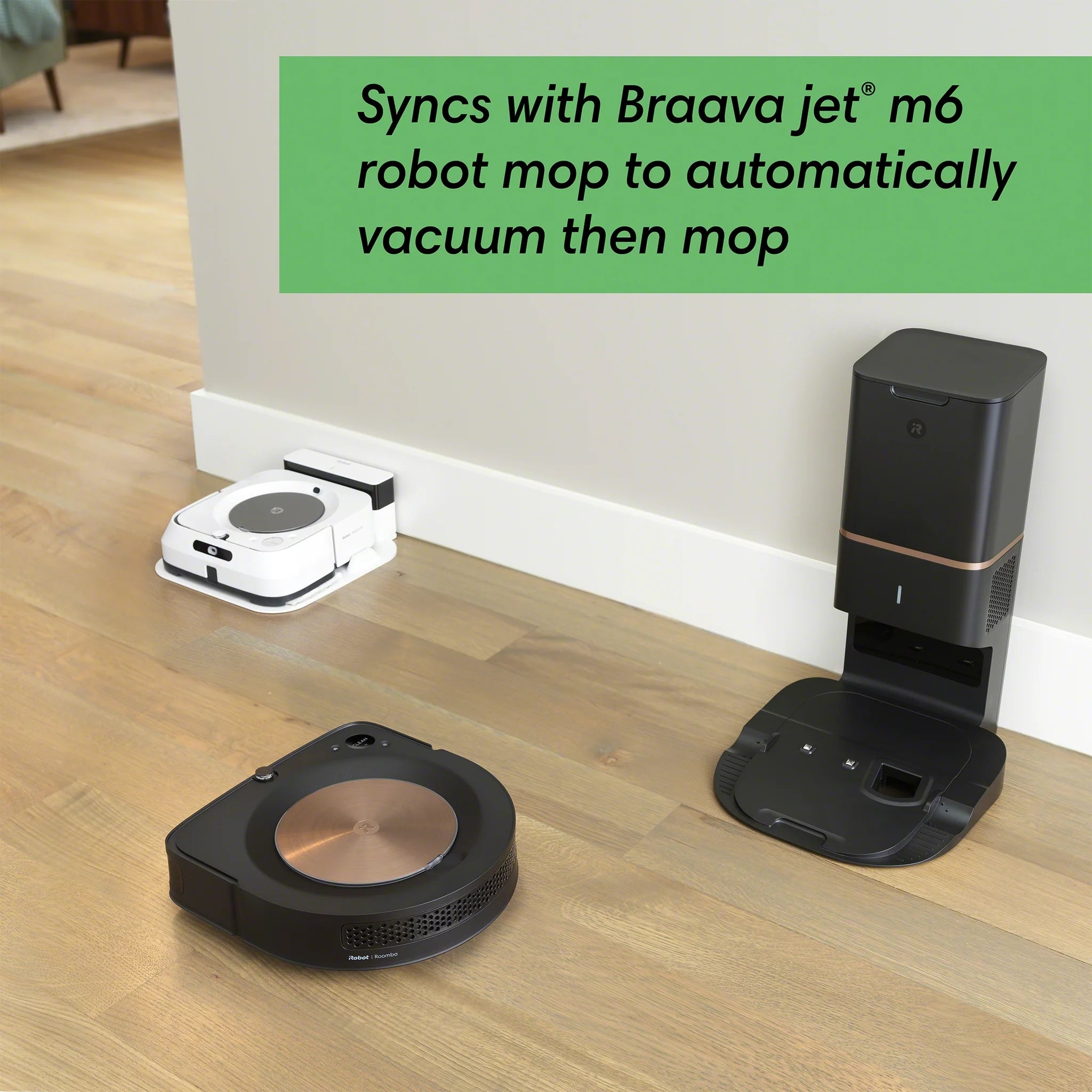 iRobot Roomba s9+ Self-Emptying Robot Vacuum with Smart Mapping P92039