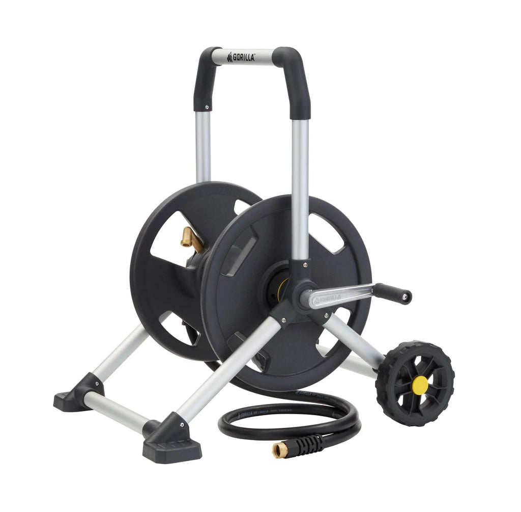 Gorilla 150 ft. Aluminum Zero-Rust Upright Hose Reel